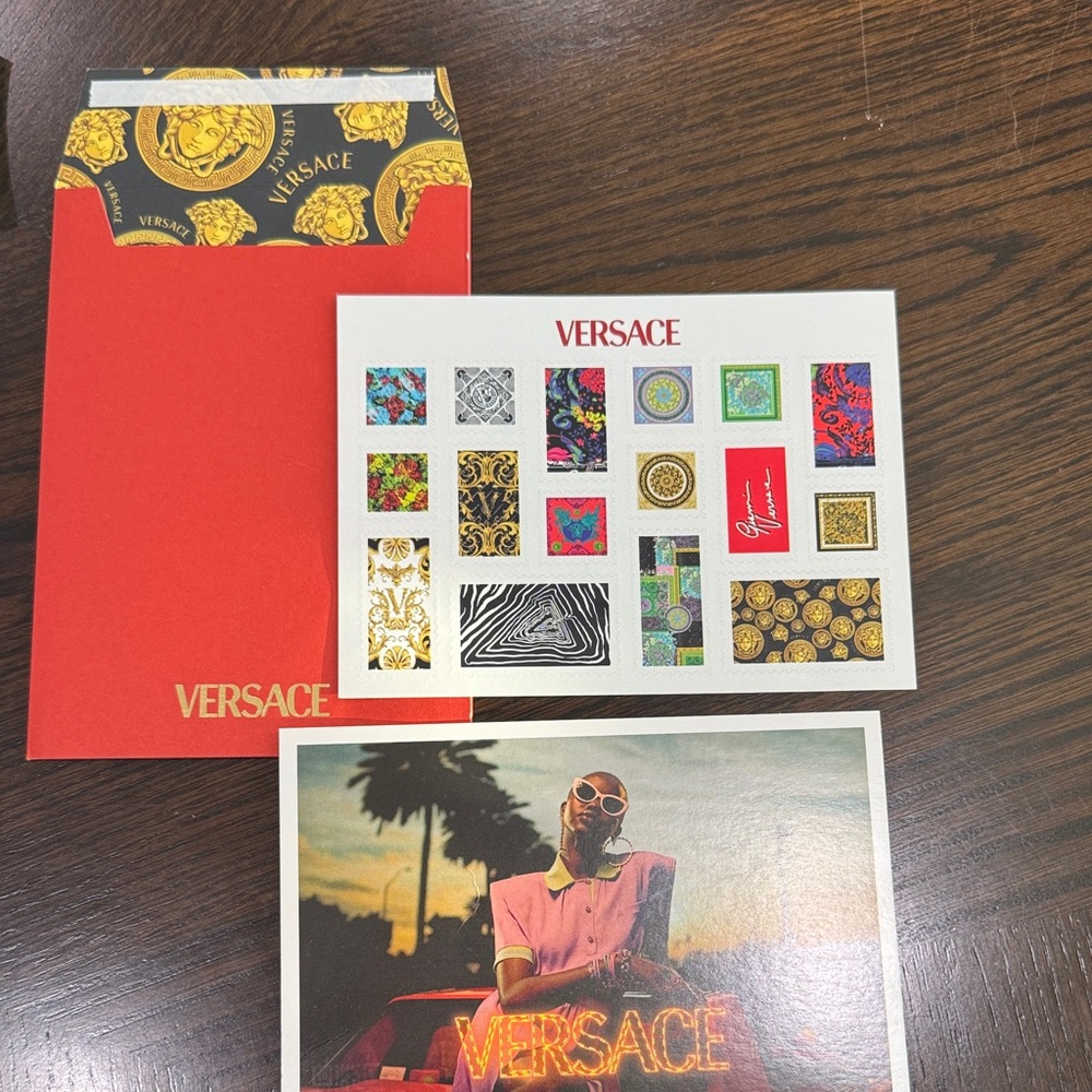 Versace Red and Gold Card Collection